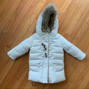 Baby Gap puffer coat jacket white 3 years 3T